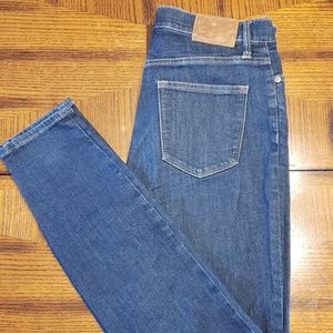 J Crew High Rise Skinny Blue Jeans
